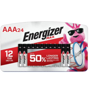 Energizer 24-Count Max AAA Alkaline Batteries