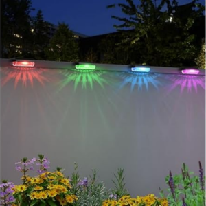 24-Pack RGB Solar Step & Deck Lights