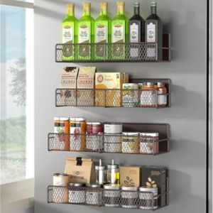 4-Pack Magnetic Spice Rack Set